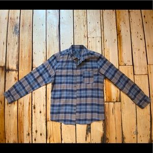 Men’s APC plaid button down Large